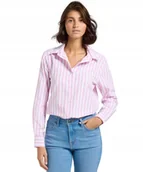 Koszule damskie - Koszula Lee POCKETLESS SHIRT 112363428 Happy Stripe XS - miniaturka - grafika 1
