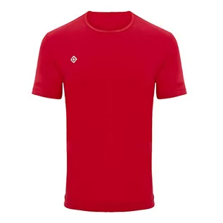 Koszulki męskie - IZAS IZAS Męski t-shirt z krótkim rękawem czerwony czerwony XL 8434076639536 - grafika 1