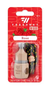 ROSE | FRESHWAY  Normal Wood - Zapachy samochodowe - miniaturka - grafika 1