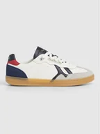 Trampki męskie - Pepe Jeans FOOTWEAR Skórzane sneakersy "Ball Origin" w kolorze biało-szaro-granatowym - miniaturka - grafika 1