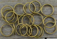 Biżuteria - akcesoria - [101008] Ogniwka sprężynki 10mm kolor brąz 50szt - miniaturka - grafika 1