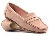 Mokasyny damskie - Półbuty, mokasyny damskie - Big Star NN274928, różowe - miniaturka - grafika 1