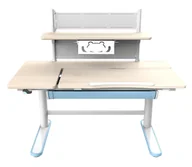 Biurka - Elior Nowoczesne biurko elektryczne z nadstawką na monitor E2-T81 - miniaturka - grafika 1