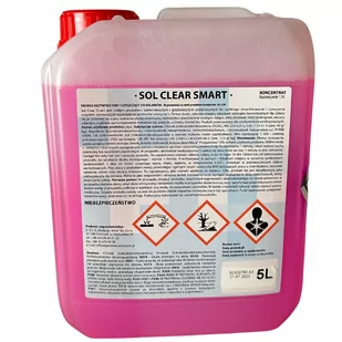 Sol Clear Smart, Koncentrant Płynu Do Dezynfekcji Solarium, 5000ml - Balsamy i kremy do opalania - miniaturka - grafika 1