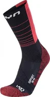 Skarpety termoaktywne - Uyn Skarpety UYN Man Support Socks Black Red 2021 42-44 - miniaturka - grafika 1