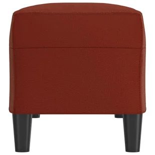 Lumarko Ławka, winna czerwień, 100x35x41cm, tapicerowana sztuczną skórą - Ławki do przedpokoju - miniaturka - grafika 5