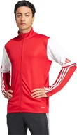 Bluzy męskie - Bluza męska adidas Squadra 25 Training czerwono-biała JD2979 S - miniaturka - grafika 1