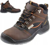 Obuwie robocze - Buty robocze męskie Trzewiki ochronne skórzane bez Podnoska BHP URGENT 46 - miniaturka - grafika 1