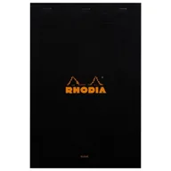 Notesy i bloczki - Blok Rhodia N°19 A4+ 21x31,8 cm, gładki, czarny - miniaturka - grafika 1