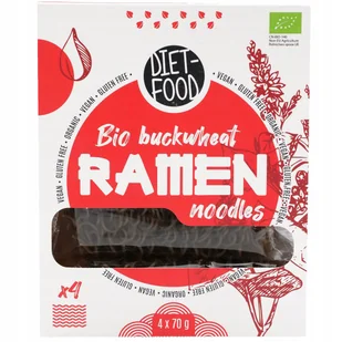 Makaron Ramen Z Gryki Organiczny Noodles 4X70G - Szybkie dania obiadowe - miniaturka - grafika 1