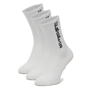 Skarpetki męskie - Skarpety Quiksilver AS_QUIKSILVER_100W_SS25 (3-PACK) Biały - miniaturka - grafika 1