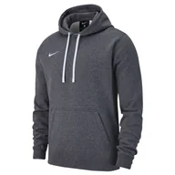 Piłka nożna - Nike, Bluza sportowa męska, Hoodie PO FLC TM Club 19, szary, rozmiar L - miniaturka - grafika 1
