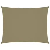 Parasole ogrodowe - vidaXL Prostokątny żagiel ogrodowy, tkanina Oxford, 2,5x3,5 m, beżowy vidaXL - miniaturka - grafika 1
