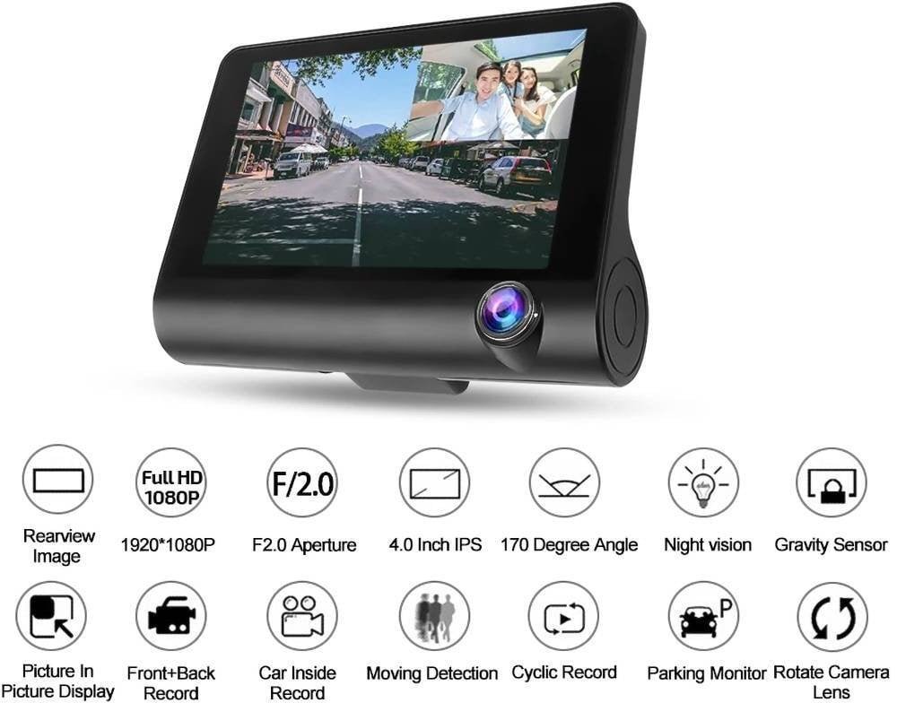 QIKtech Wideorejestrator 3w1 W05 FullHD 1080p 0,2kg