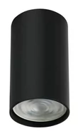 Oprawy, klosze i abażury - Candellux Lampa sufitowa czarna oprawa 15W GU10 5,5x10cm Tuba 2284392 2284392 - miniaturka - grafika 1