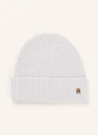 Czapki damskie - Tommy Hilfiger Kaszmirowa Czapka grau - miniaturka - grafika 1