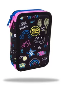 Piórnik 2-komorowy z wyposażeniem Coolpack Jumper 2 tennis star - Piórniki - miniaturka - grafika 1