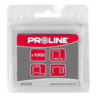 Zszywki typ A/53, 10 mm, 11,3 x 0,7 mm, PROLINE 1000 sztuk - Zszywki - miniaturka - grafika 1