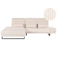 Narożniki - Narożnik IKAST Sztruks Beżowy dla 4 osób Prawostronny B589558 - miniaturka - grafika 1