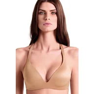 Biustonosze - Biustonosz usztywniany bez fiszbin z gładkiej mikrofibry Shine Golden Lormar - miniaturka - grafika 1