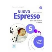 Książki do nauki języka włoskiego - Nuovo Espresso 5 podręcznik + ćwiczenia + online Nowa - miniaturka - grafika 1