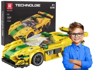 Klocki - KLOCKI KONSTRUKCYJNE 368 el. do składania SPORTOWE AUTO spoiler dla dzieci - miniaturka - grafika 1