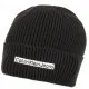 Czapki damskie - Czapka Institutional Patch Beanie Black K50K509895 BDS (CK338-a) Calvin Klein - miniaturka - grafika 1