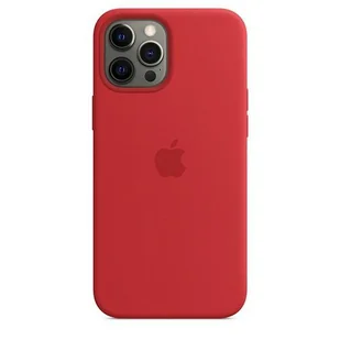 APPLE Etui Silicone Case do iPhone 12 Pro Max Czerwony |MHLF3ZM/A - Etui i futerały do telefonów - miniaturka - grafika 4