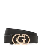 Paski - Guess Pasek Damski BW9269 P5330 Czarny - miniaturka - grafika 1