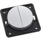 Klawisze i ramki - Hager polo Integro Flow Łącznik wieloklawiszowy seryjny chrom mat lakierowany 936552568 936552568 - miniaturka - grafika 1