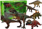 Figurki dla dzieci - Import LEANToys Zestaw Dinozaurów Duże Figurki Modele 6 sztuk Tyranozaur LT-7852-0 - miniaturka - grafika 1