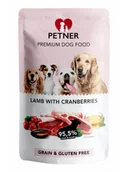 Mokra karma dla psów - Petner Petner Jagnięcina z żurawiną 500g - 500g Jagnięcina z żurawiną - miniaturka - grafika 1