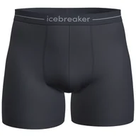 Majtki męskie - Męskie bokserki Icebreaker Mens Anatomica Boxers Rozmiar: L / Kolor: czarny/niebieski - miniaturka - grafika 1