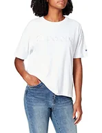 Koszulki i topy damskie - Superdry Damska koszulka Core Logo Source, luźny krój, okrągły dekolt, Optyka, 32 - miniaturka - grafika 1