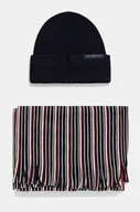 Apaszki i szaliki męskie - Tommy Hilfiger komplet kolor granatowy AM0AM12939 - miniaturka - grafika 1