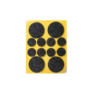 Podkładka filcowa samoprzylepna mix czarny Ø4 x 38,4 x 20 1 sztuka ANDPOL - Zawiasy, okucia i inne akcesoria - miniaturka - grafika 1