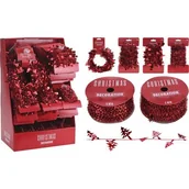 Ozdoby bożonarodzeniowe - Girlanda czerwona 5m mix - miniaturka - grafika 1