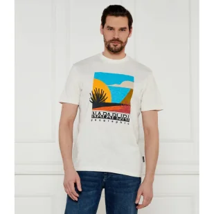 Napapijri T-shirt S-ARBIA Regular Fit - Koszulki męskie - miniaturka - grafika 1