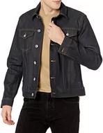Kurtki męskie - Armani Exchange Męska kurtka indigo Allover Denim, Indigo Denim, M - miniaturka - grafika 1