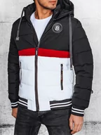 Kurtki męskie - Kurtka męska pikowana czarna Dstreet TX4655-L - miniaturka - grafika 1