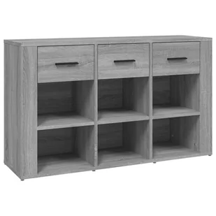 Lumarko Szafka, szary dąb sonoma 100x30x59,5 cm materiał drewnopochodny - Szafki do salonu - miniaturka - grafika 3