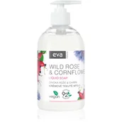 Mydła - Pollena Eva Mydło w płynie do rąk Dzika róża i chaber Hipoalergiczne 500 ml - miniaturka - grafika 1