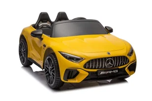 Auto Na Akumulator Mercedes Amg Sl63 Żółty Lakierowany - Pojazdy elektryczne dla dzieci - miniaturka - grafika 1