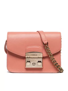 Torebki damskie - Furla Torebka Metropolis WB00217-ARE000-PO000-1-007-20-BG-B Różowy - grafika 1