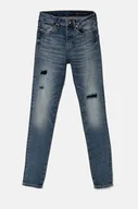 Spodnie damskie - Armani Exchange jeansy damskie kolor niebieski 6DYJ69 Y38EZ - miniaturka - grafika 1