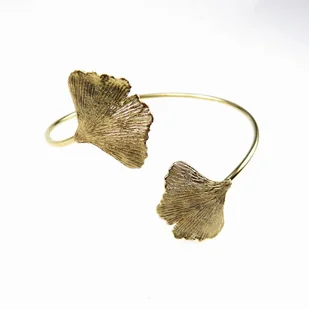 Bransoletka z miiłorzębami małymi pozłacana - Bransoletki - miniaturka - grafika 1