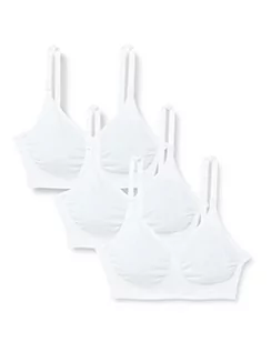 Biustonosze - Medela Biustonosz damski M&NBra XL Wht EN FR RU Bundle (x3), biały, biały, XL - grafika 1