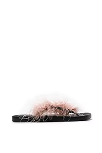 The White Brand Damskie japonki Feather, różowy - różowy - 40 EU - Klapki i japonki damskie - miniaturka - grafika 1