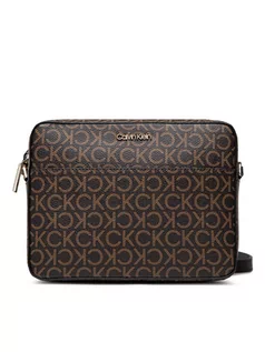 Torebki damskie - Calvin Klein Torebka Ck Must Camera Bag Md Mono K60K608873 Brązowy - grafika 1