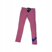 Legginsy - Getry legginsy dziewczęce różowe NIKE 8/10 lat - Nike - miniaturka - grafika 1